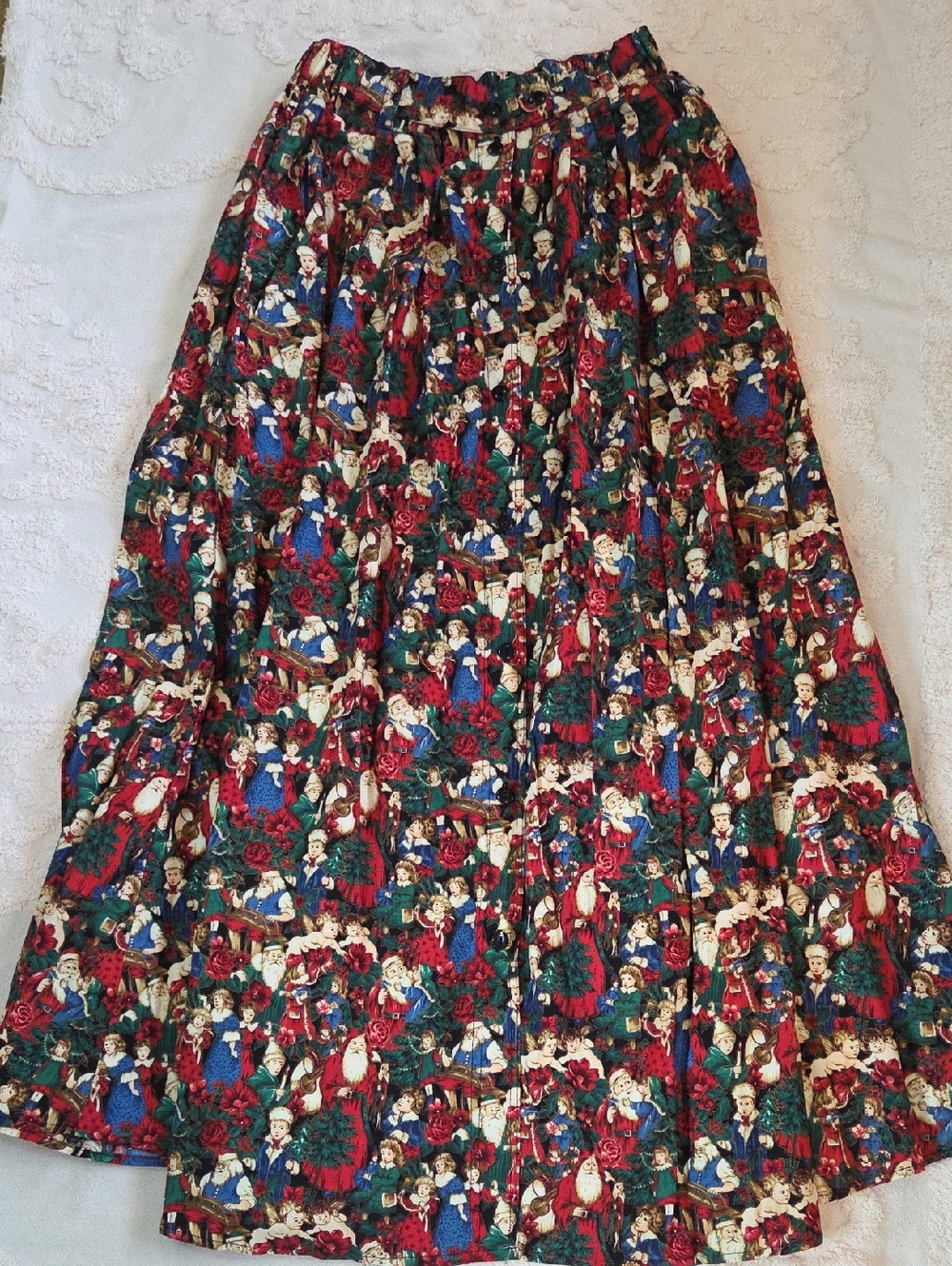Vintage Conversation Pieces Christmas Skirt Size S